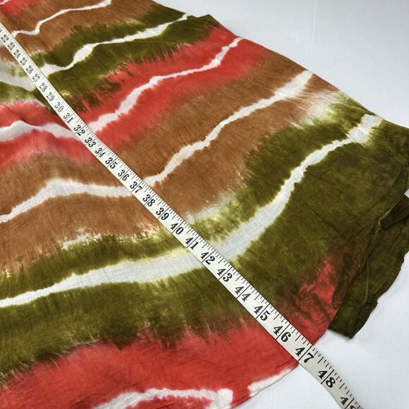 Solitaire LA Women's Multi-Colored Tie Dye Bohemian Maxi Sun Dress Size M/C33 - Picture 9 of 9